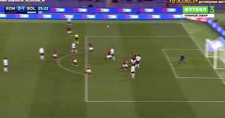 Luca Rossettini Goal - AS Roma 0 - 1 Bologna - 11-04-2016