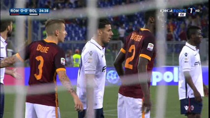 Luca Rossettini Goal HD - Roma 0-1 Bologna - 11-04-2016