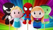 Frozen Elsa & Spiderman Finger Family ★ Disney Toys Daddy Finger Song ★ Sister Finger Where Are U