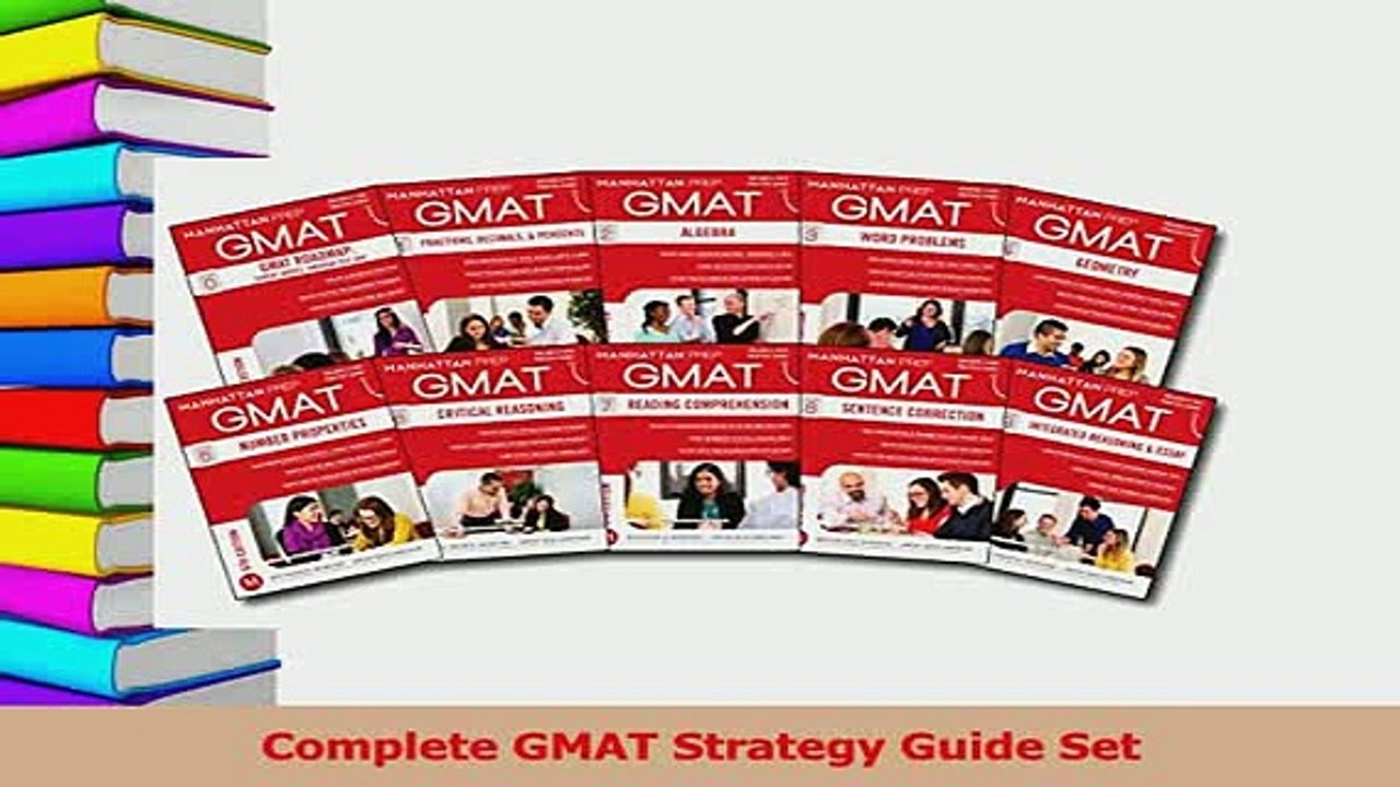 Read  Complete GMAT Strategy Guide Set Ebook Free