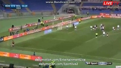 Miralem Pjanic incredible miss - Roma 0-1 Bologna 11-04-2016