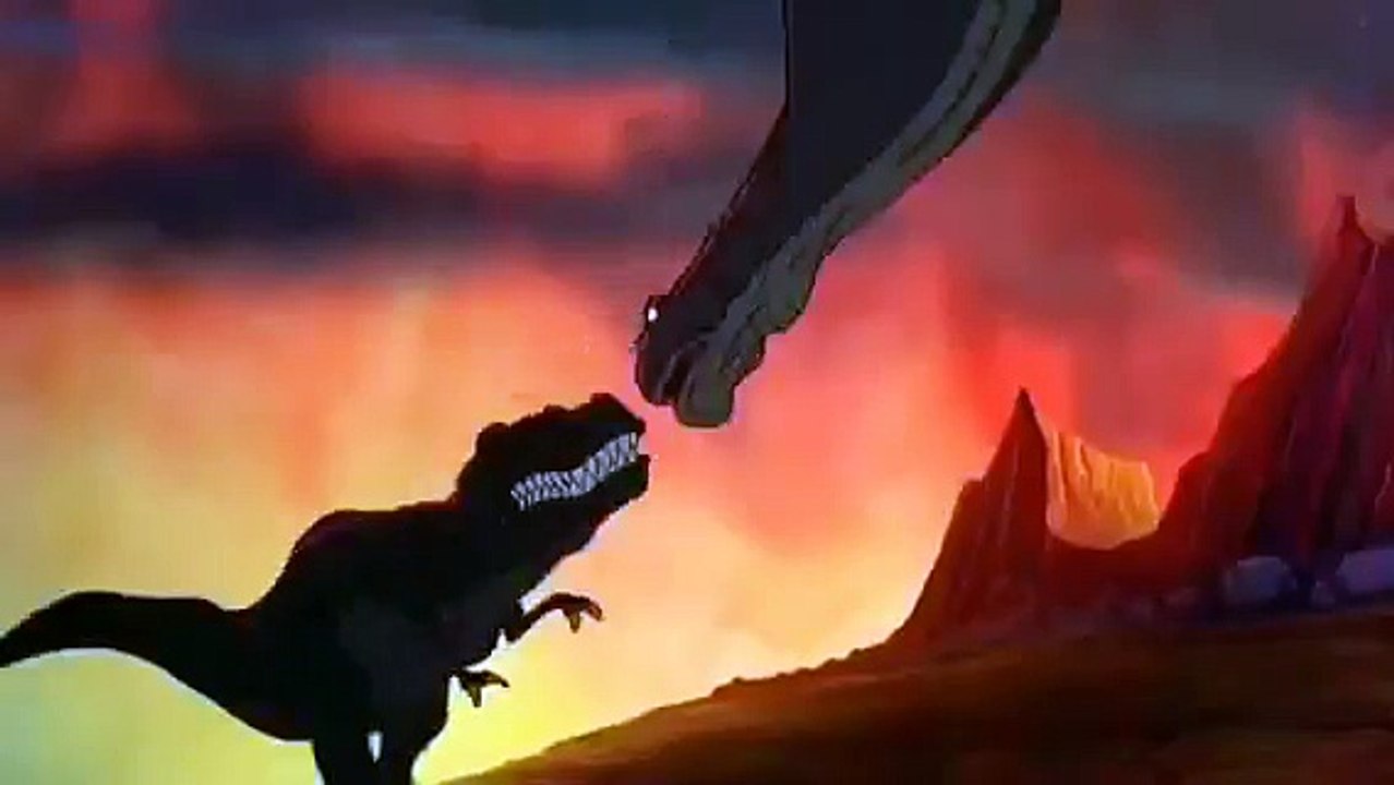 Dinosaur villains sing Tonight we strike