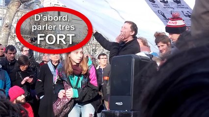 À la nuit debout, on sait s'adapter au circonstances