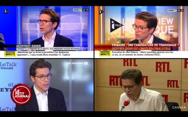 VU -  La leçon Media training de Geoffroy Didier - Le Petit Journal du 11/04 - CANAL+