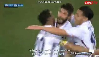 Luca Rossettini Goal Roma 0-1 Bologna Serie A