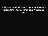 [Read book] PMP Exam Prep: PMP Exam Preparation Ulitmate - Edition 2016 - Volume 1 (PMP Exam