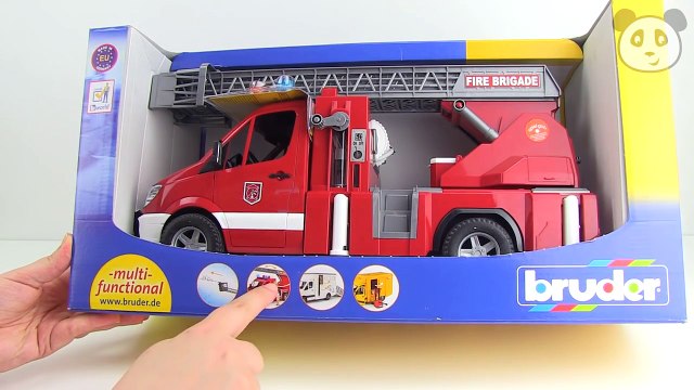BRUDER Bagger und Feuerwehr SPECIAL - Spielzeug ausgepackt & angespielt - Pandido TV