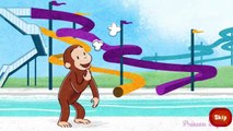 ♡ Curious George /Jorge el Curioso - Splash Tastic Water Slide Educational Game For Kids