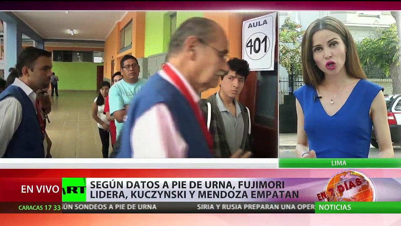 Keiko Fujimori lideró la primera vuelta en las elecciones en Perú