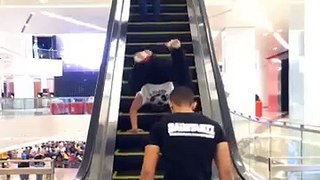 How Barstarzz Go Up The Escalator