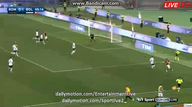 Mohamed Salah HITS THE CROSSBAR - Roma 0-1 Bologna Serie A