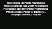 Read Programming #47:Python Programming Professional Made Easy & Ruby Programming Professional