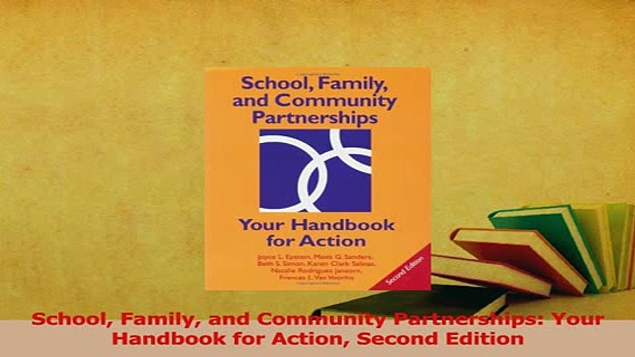 Read  School Family and Community Partnerships Your Handbook for Action Second Edition Ebook Free