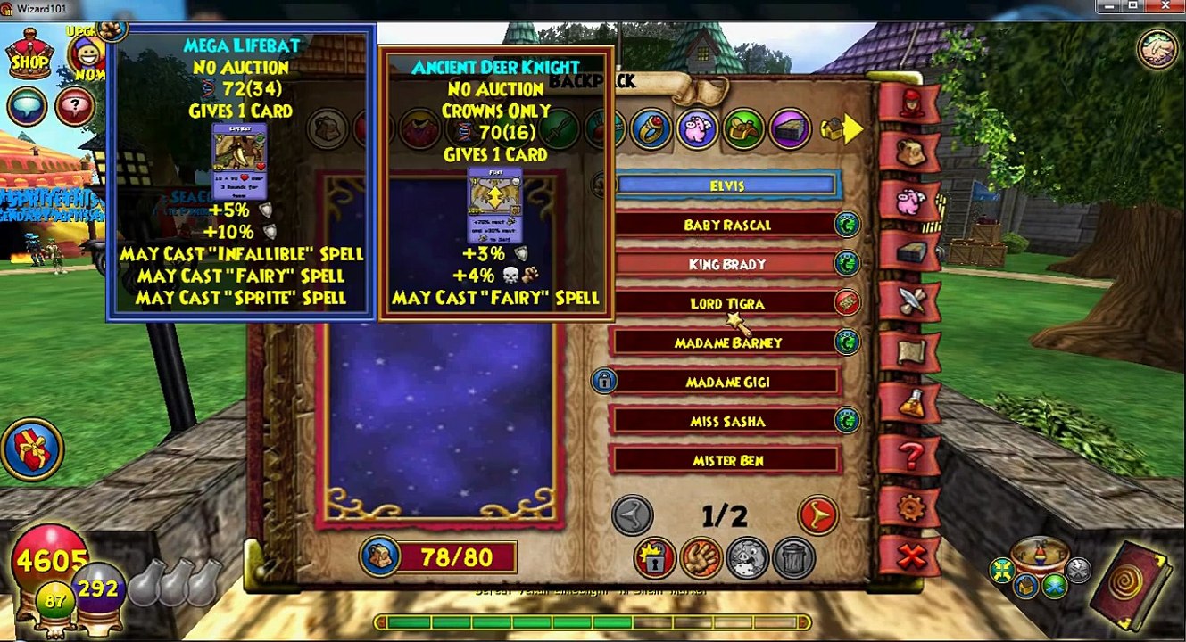 Buy Sell Accounts - Wizard101 account for sale(7)