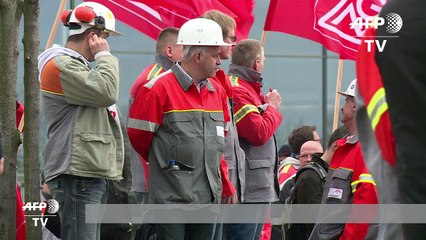 Berlin: des milliers de travailleurs de l'acier manifestent