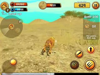 Wild Cheetah Sim 3D   Safari Wildlife Simulator Gameplay, Compatiable with iPhone Abd iPad