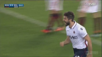 0-1 Luca Rossettini Goal - AS Roma 0 - 1  Bologna Serie A 11.04.2016 HD