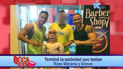 Rayo considera que quedaron en buenos términos y Sofía Caiche no tiene nada que ver