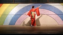 日本舞踊のパフォーマンス　荒城の月 Japanese Traditional Dance Performance