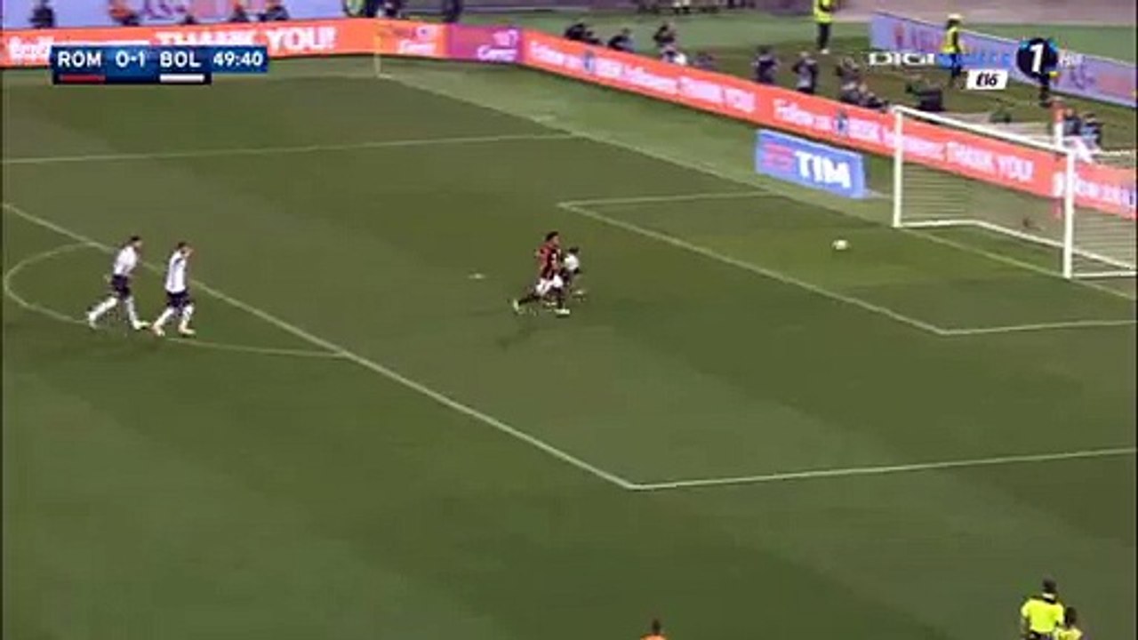 Mohamed Salah Amazing 2nd GOAL - As Roma 1-1 Bologna - 11.04.2016 HD