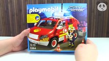 PLAYMOBIL Feuerwehr - Brandmeisterfahrzeug - Spielzeug ausgepackt & angespielt - Pandido TV