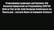 Read Programming Languages and Systems: 8th European Symposium on Programming ESOP'99 Held