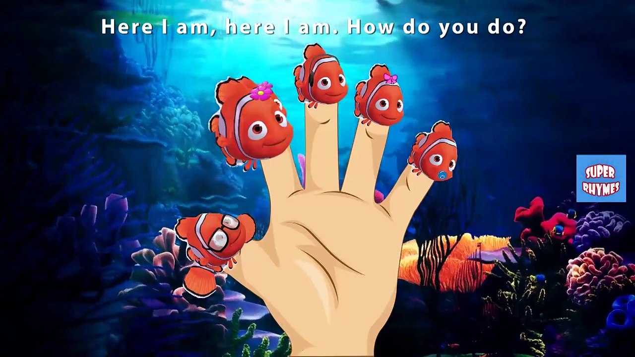 Finger Family NEMO Nursery Rhymes for Children and kids