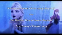 For The First Time In Forever -Reprise- (Danish with S T) - Disneys Frozen