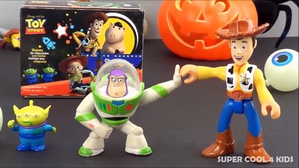 TOY STORY OF TERROR!!! HALLOWEEN Movie Tribute Kinder Surprise Unboxing!!! EPIC