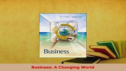 Read  Business A Changing World Ebook Free