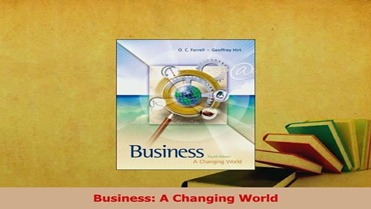Read  Business A Changing World Ebook Free