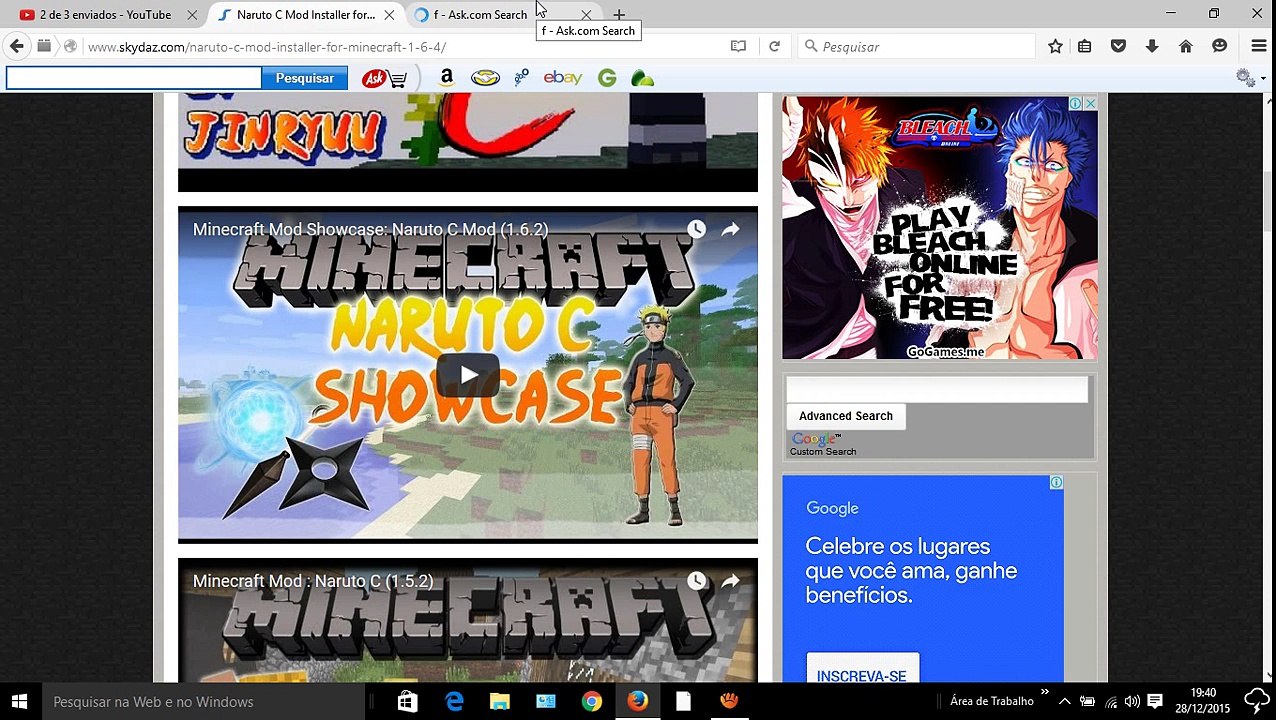 Como Baixar Mod Naruto C Video Dailymotion