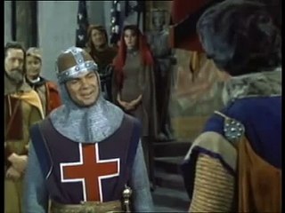 Basil Rathbone in THE MAGIC SWORD (1962)