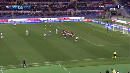 Luca Rossettini Goal HD - Roma 0-1 Bologna - 11-04-2016 -