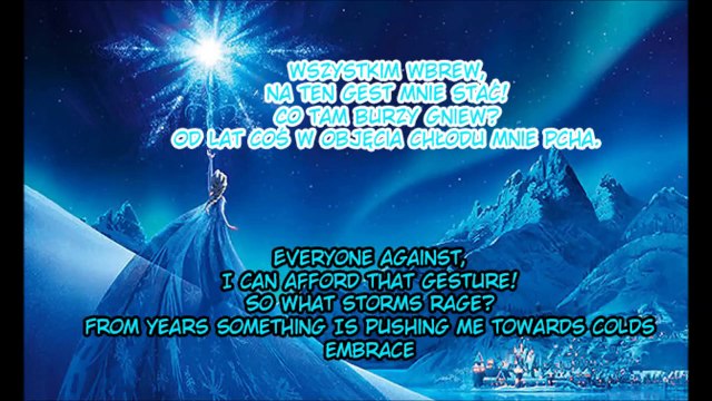 Frozen- Let it go Polish (subs, translation)