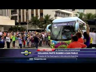 Holanda parte rumbo a San Pablo