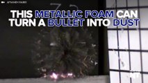 Metallic Foam Can Stop Bullets