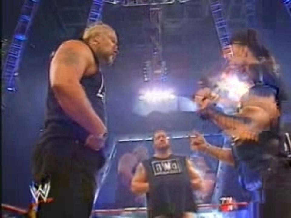 WWE HBK Shawn Michaels Kicks Booker T out of nwo