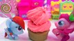 MLP Rainbow Dash Pinkie Pie Playdoh Cupcake Making Frosting My Little Pony for Princess Celestia