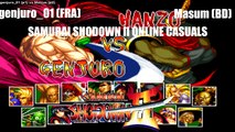 [HD] Fightcade - Samurai Shodown II - genjuro_01 vs. Masum (BD)