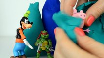 Paw patrol Kinder Surprise eggs Play doh Peppa pig Toys English Goofy Disney TMNT Egg