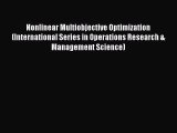 Read Nonlinear Multiobjective Optimization (International Series in Operations Research & Management