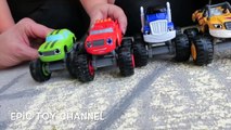 BLAZE AND THE MONSTER MACHINES Race with Blaze, Stripes, Crusher from Blaze and the Monster Machines