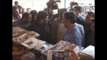 Mustafa Kamal and Anees Kaimkhani Visit to North Nazimabad distributing flyers -