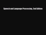 PDF Speech and Language Processing 2nd Edition Free Books