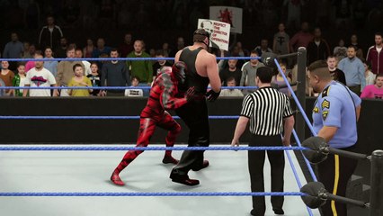 WWE 2K16 joker/carnage v big boss man/kane