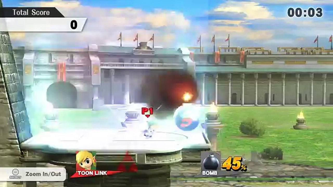 Toon Link Target    Blast