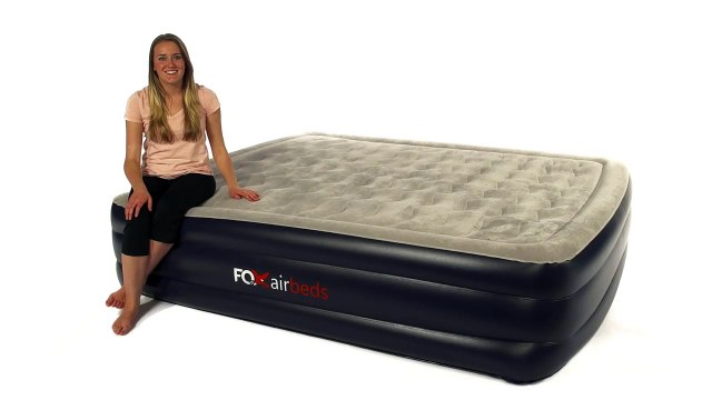 AirMattress.com - Fox Airbed Best Guest King Air Mattress with Built-In Pump and Remote Video