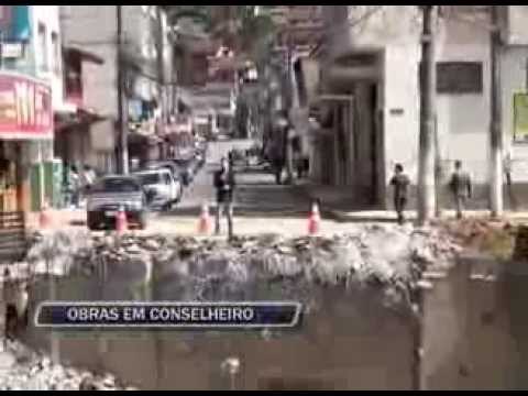 22-08-2013 - OBRAS DE CONTENÇÃO EM CONSELHEIRO PAULINO - ZOOM TV JORNAL