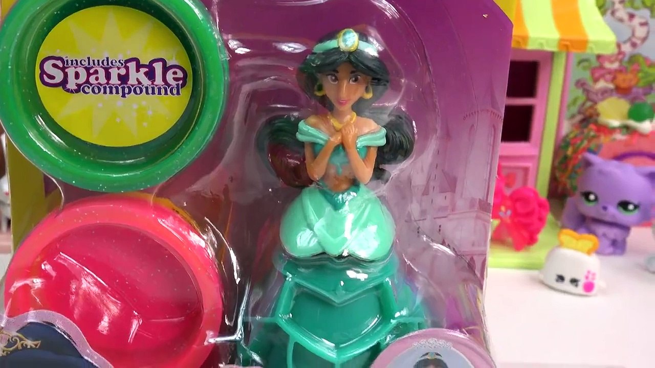 Playdoh Mix n Match Disney Princess Jasmine Aladdin Play-doh Dress Decorate Playset Toy Unboxing